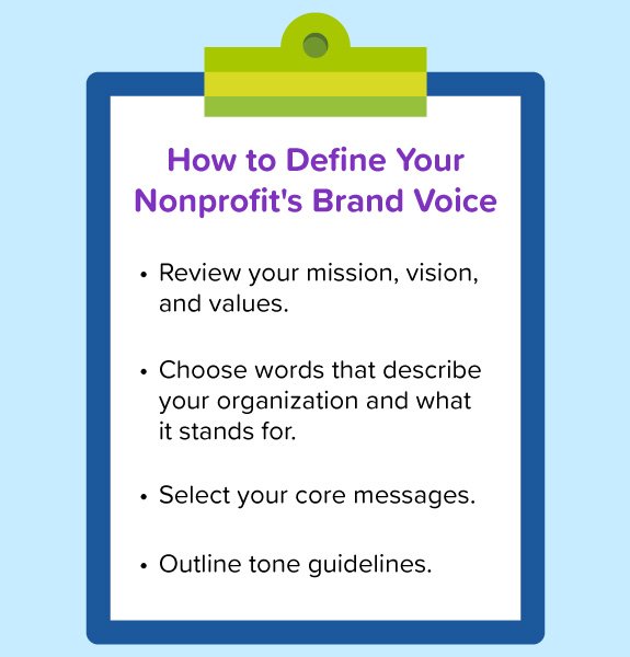 Define Nonprofit Brand Voice