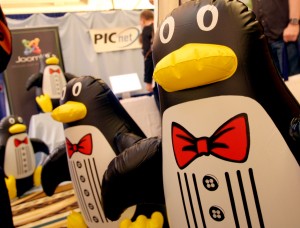 Penguins rock the PICnet booth (credit: Chad Norman)