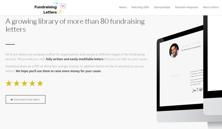 Fundraising Letters is a free resource to help you raise more money online.