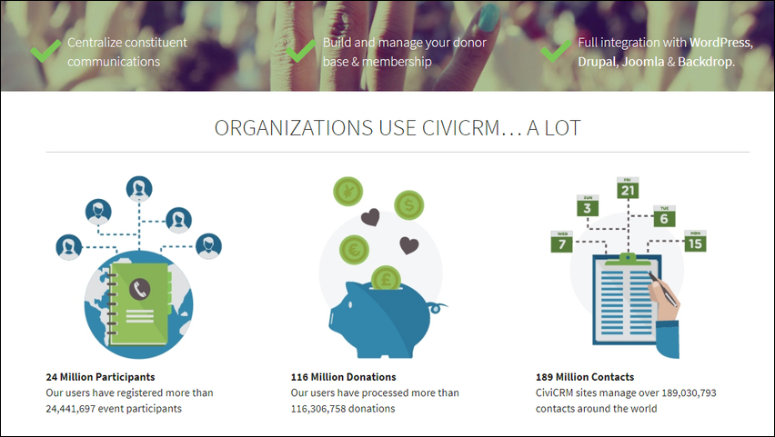 CiviCRM is a leading free fundraising software and data management platform. CiviCRM is a leading free fundraising software and data management platform.