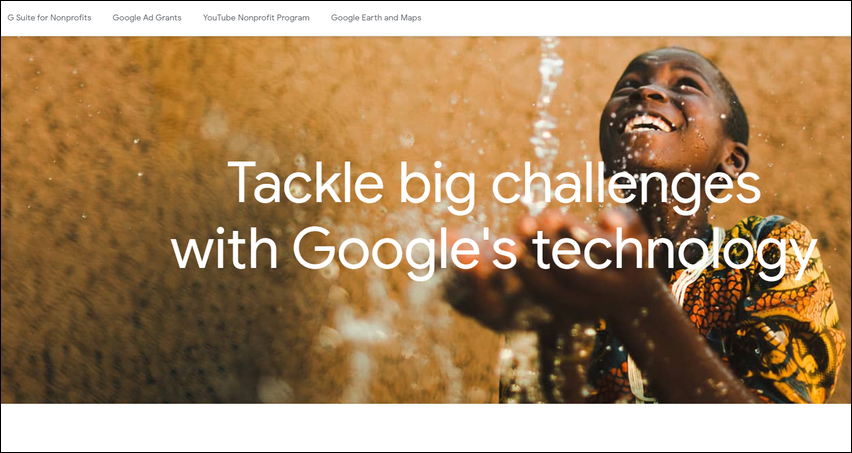 Google for Nonprofits offers free nonprofit apps and access to Google Ad grants.