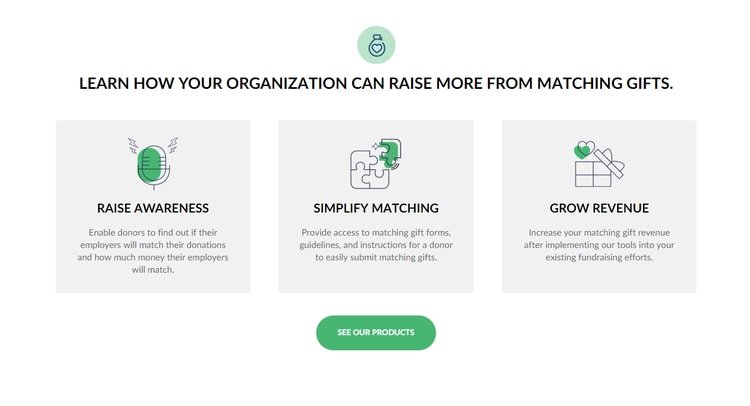 Double the Donation offers effective nonprofit fundraising software to help you maximize your donors' impact.