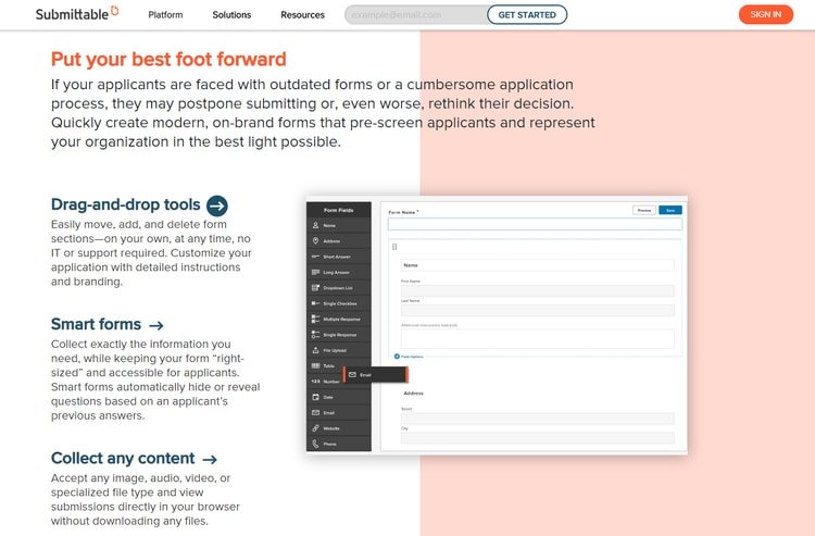 Submittable offers intuitive grant management and nonprofit fundraising tools.
