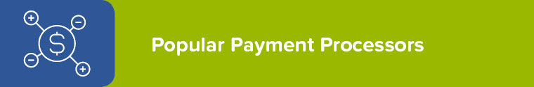 Here are a few popular choices for nonprofit payment processing. Here are a few popular choices for nonprofit payment processing.