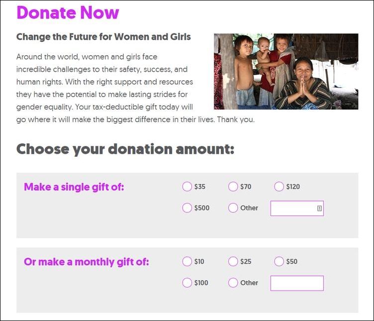 Salesforce donation apps made a huge difference in the Global Fund for Women's typhoon response campaign.