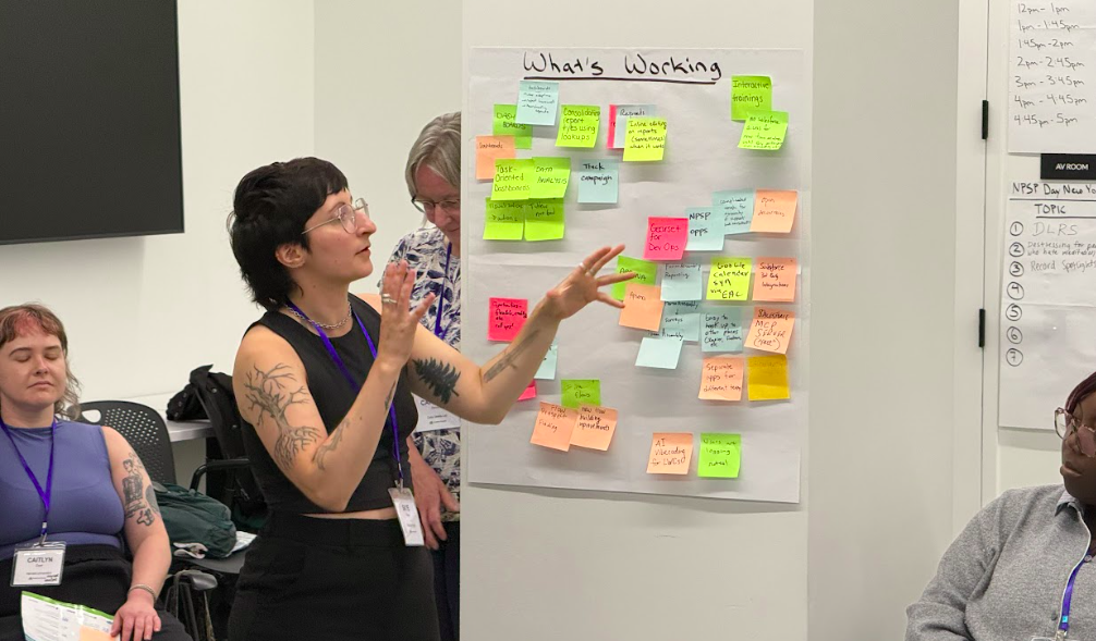 Nonprofit Salesforce users gathered at NPSP Day New York at Building Skills NY
