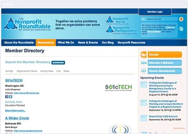 Soapbox Directories app search results example