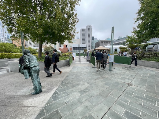 Yerba Buena statue