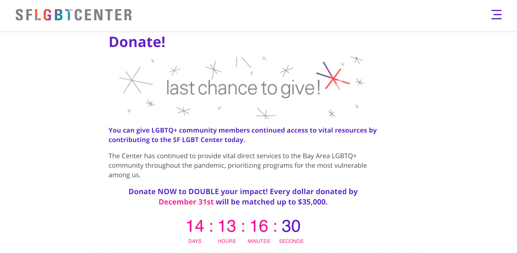 Donate to SF LGBT Center